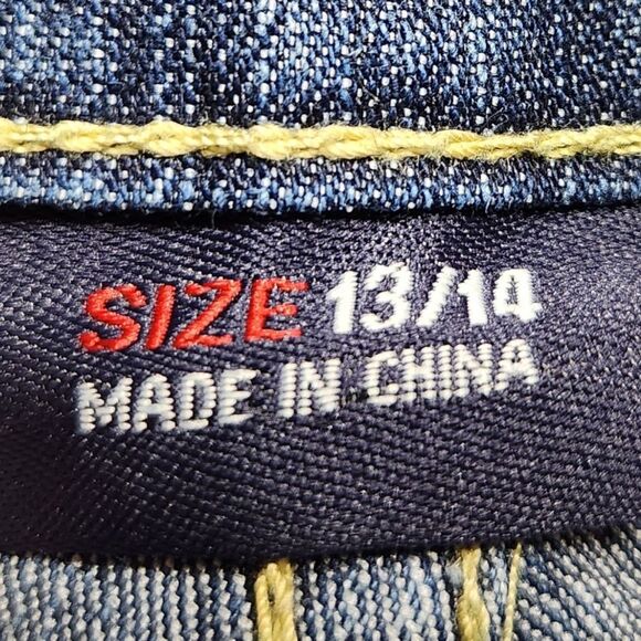 Vintage Y2K Coogi Jeans Australian Hip Hop Blue Denim Eagle Sword Streetwear 14 - Picture 7 of 11